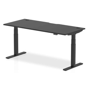 Picture of the black Air Height adjustable home office desk.