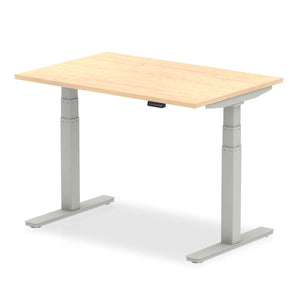 This is the maple wood top desk with silver metal legs,and is 1200mm in length.this is a perfect desk for your home office for healthy living.