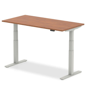 This is a walnut top desk with grey metal  legs,and comes in 1200mm in length.this is a perfect desk for your home office for healthy living