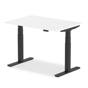 This is the white wood desk top with black metal legs, comes in 1200mm in lengththis is a perfect desk for your home office for healthy living..