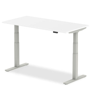 This is white desk top with silver metal legs and comes in 1200mm in lengtrh.this is a perfect desk for your home office for healthy living.