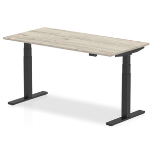 This is the grey oak desk top with black metal legs , comes in 1600mm in length.this is a perfect desk for your home office for healthy living.