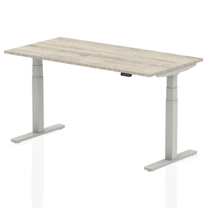 This is the grey oak desk top with silver metal legs, comes in 1600mm in length.this is a perfect desk for your home office for healthy living.