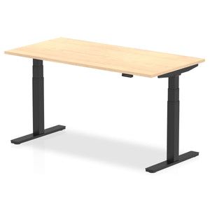 This is the maple wood desk top with black metal legs , comes in 1600mm in length.this is a perfect desk for your home office for healthy living.