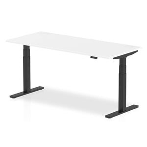 This is the white desk with black metal legs and comes in 1800mm in length.this is a perfect desk for your home office for healthy living.