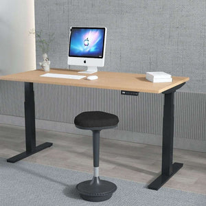 This is the maple desk in sitting psition and how this would look like in your home office.