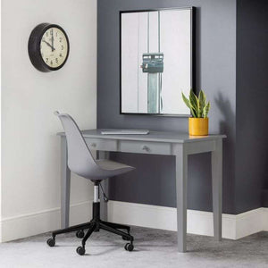 Picture of the grey lacquered pine carrington  home office desk  of how this would look in your home office .