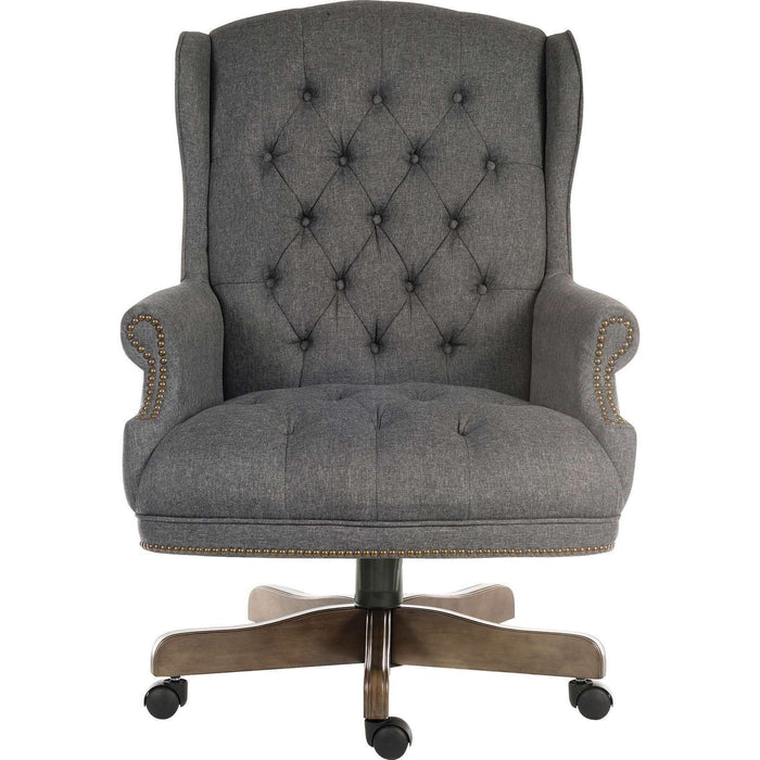 Chairman Grey Fabric Executive Home Office Chair