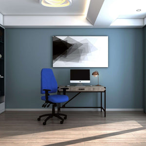 wide view of the chester boutique home office desk would look likw in your home , with office chair.