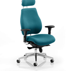 The maringa teal dual chrome curved support posts and adjustable for height and angle with extra deep padding shape would be good addition to your chiro plus head support for your chiro chair .