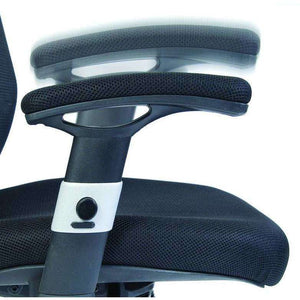 cobham mesh backrest home office chair. with adjustable arm rests.