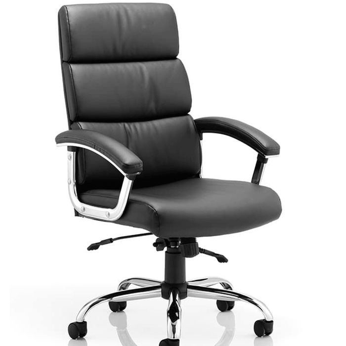 Desire Executive Home Office Chair Available In Black Or White Leather