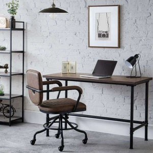 Picture of  what the gehry industrial retro home office chair  would look like in your home office.