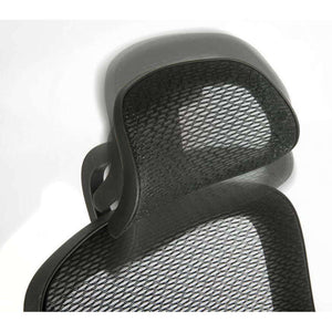 harmony luxury mesh executive black home office chair, picture head rest which is adjustable.