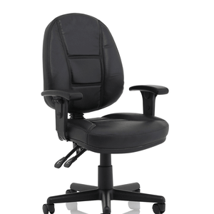 side view of the jackson executive chair with armrests