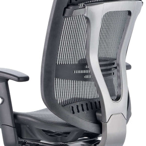 Side view of the sprung backed mirage ii executive home office chair.