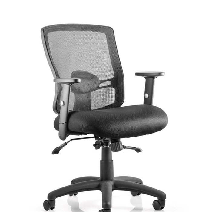 Portland II Operator Home Office Chair With Mesh On The Back Available In 9 Differant Colours