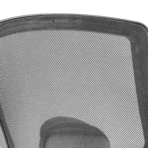 Close up of the air mesh backrest of the portland operator home office chair.