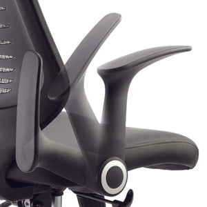 Picture showing how to adjust the armrest, of the relay operator home office chair.