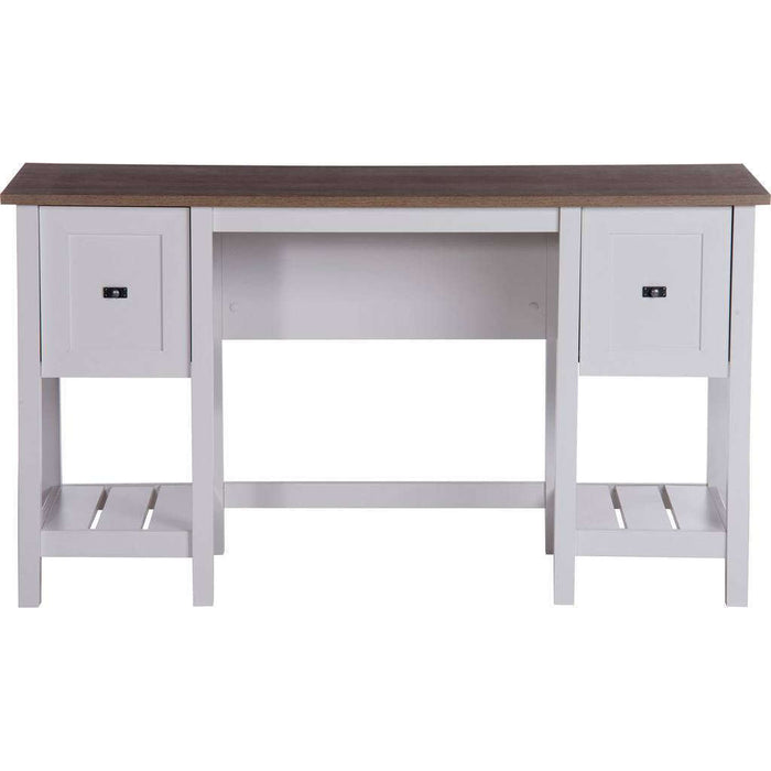 Shaker Style Soft White Home Office Desk