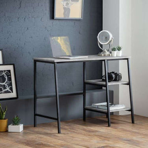 Picture of how the staten contemporary home office desk would look like in your home office.