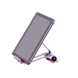 Picture of the Tablet cradle in white and also be in red , for your home office desk.