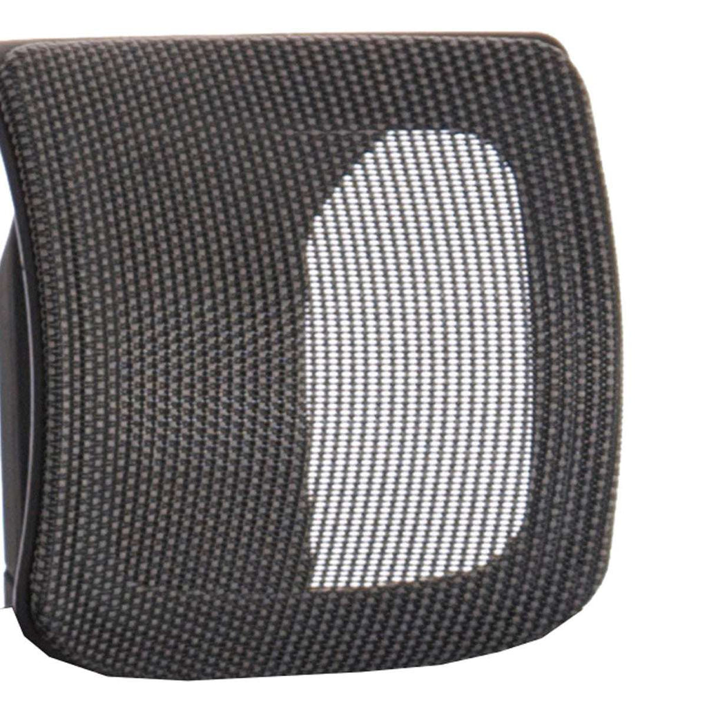 Picture of black zure mesh headrest.